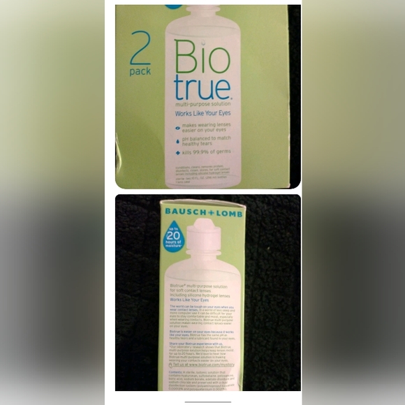 Bausch + Lomb Bio true Hydration PLUS Multi-Purpose Solution biotrue 2-PACK 10oz - Picture 1 of 1